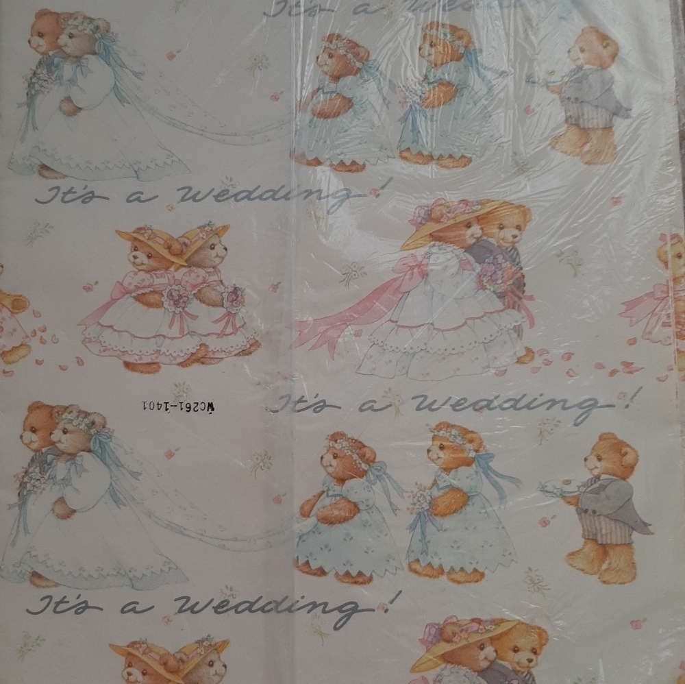 SET OF 7 NIP VTG GIFTWRAP - Picture 11 of 16